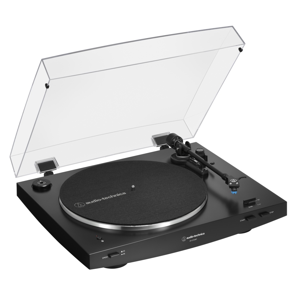 Audio-Technica AT-LP3XBT (Black) Fully automatic belt-drive turntable with  built-in phono preamp and Bluetooth® at Crutchfield